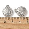Anti-Tarnish 304 Stainless Steel Pendants STAS-Q334-12P-03-3
