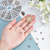 240Pcs 8 Style 304 Stainless Steel Bead Caps STAS-PH0005-41-3