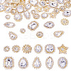 100Pcs Teardrop/Heart/Star Sew on Rhinestones GACR-TA0001-07A-1