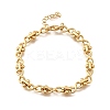 304 Stainless Steel Infinity Link Chain Bracelets for Women BJEW-K226-14B-G-4