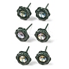 Hypoallergenic Bioceramics Zirconia Ceramic Stud Earrings EJEW-C111-10D-1