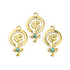 304 Stainless Steel Pendants STAS-A168-03G-1