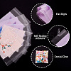100Pcs 2 Colors Square Plastic Cellophane Self Seal Bags ABAG-TA0001-32-4