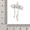Brass Micro Pave Cubic Zirconia Pendants KK-V008-13P-01-3