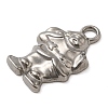 Christmas 304 Stainless Steel Pendants STAS-M070-30P-2