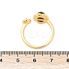 Brass Cuff Rings for Women KK-P302-22A-G-2
