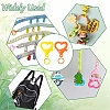 50Pcs Acrylic Lobster Claw Clasps DIY-YW0011-20A-6