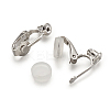 Brass Clip on Earring Findings DIY-TA0002-19P-3