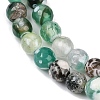 Natural Fire Crackle Agate Beads Strands G-C082-A01-27-4