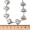 304 Stainless Steel Link Chain Necklaces LS-NJEW-Q033-01B-P-3