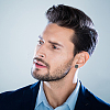 2 Pairs 2 Size 304 Stainless Steel Flat Round Stud Earrings for Men Women EJEW-AN0003-41-3
