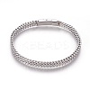 Tarnish Resistant 304 Stainless Steel Mesh Bracelets LS-BJEW-L665-04P-1