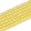 Imitation Jade Glass Beads Strands GLAA-T028-3mm-11J-1