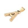 304 Stainless Steel Pendants STAS-F235-01G-A-2