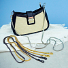 3Pcs 3 Colors Iron Flat Snake Chain Bag Straps FIND-BT0001-27-15