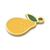 304 Stainless Steel Fruit Enamel Pendants STAS-G362-04G-11-2