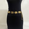 Tibetan Style Alloy Rectangle Link Chain Waist Belly Chains for Women FS-WG1BBEA-01-2