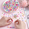 1000Pcs Opaque Acrylic Beads MACR-ME0001-02-3