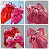 5Pcs 5 Colors Bowknot Polyester Hair Barrettes PHAR-SP0001-18A-3