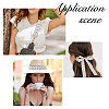 12.75M Polyester Leaf Pattern Ribbon OCOR-DC0001-28A-6