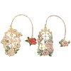 2Pcs 2 Styles Zinc Alloy Enamel Bookmarks AJEW-CP0003-98A-1