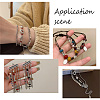 100Pcs 2 Colors Tibetan Style Alloy Beads FIND-AR0004-81-5