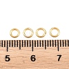 Brass Closed Jump Rings KK-D257-01G-07-3