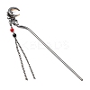 Alloy Hair Sticks OHAR-B007-01D-4