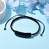 Adjustable Tube Natural Gemstone Braided Bracelets for Women BJEW-JB11006-01-2