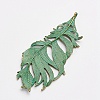 Tibetan Style Alloy Pendants PALLOY-YW0001-36-1