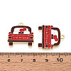 Valentine's Day Alloy Enamel Pendants ENAM-T023-24A-3
