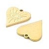 Ion Plating(IP) 316L Surgical Stainless Steel Pendants STAS-D029-04G-2