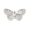 Brass Pave Clear Cubic Zirconia Links KK-D356-20P-1