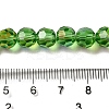 Electroplate Transparent Glass Beads Strands LS-EGLA-A035-T8mm-L11-4