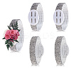 Plastic & Rhinestone Stretch Bracelets AJEW-WH20064-05-6