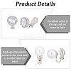 ANATTASOUL 6 Pair 6 Style Brass Clip-on Earrings & Hoop Earrings Sets EJEW-AN0002-43-3