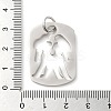 Non-Tarnish Hollow 304 Stainless Steel Pendants STAS-C086-04F-P-3