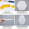 Hexagon Painting Canvas Panel Drawing Boards DIY-NB0004-10-6