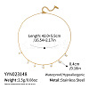 Elegant Round White Imitation Pearl Pendant Bib Necklaces FU4888-10