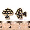 Ion Plating(IP) 304 Stainless Steel Enamel Charms STAS-M102-40G-3