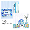 240Pcs 2 Style Transparent Glass Cabochons GLAA-EL0001-02F-7