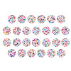 1300Pcs 26 Style Opaque White Acrylic Beads SACR-CD0001-02-1