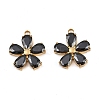 304 Stainless Steel Micro Pave Cubic Zirconia Pendants STAS-I352-07G-A02-2
