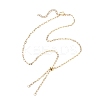2.5MM 304 Stainless Steel Paperclip Chain Slider Necklace Making AJEW-JB01407-1
