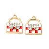 Alloy Enamel Pendants ENAM-F144-12A-2