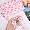 Polyester Flower Lace Ribbon OCOR-WH20001-03B-3