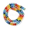Electroplate Glass Beads Strands X-EGLA-B009-04-4