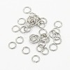 Tarnish Resistant 304 Stainless Steel Open Jump Rings STAS-M008-04D-1