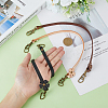 6Pcs 3 Colors Flower End Cowhide Leather Bag Handles FIND-HY0002-31-4