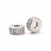 Brass Micro Pave Cubic Zirconia Beads KK-A181-VF432-1-3